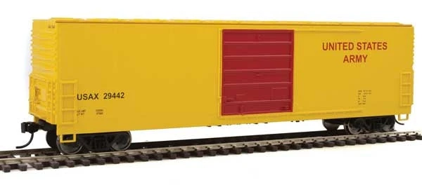 Walthers Mainline 910-1922 HO Scale 50' Evans Boxcar United States Army USAX 29442 1 Walthers Mainline 910-1922 HO Scale 50' Evans Boxcar United States Army USAX 29442