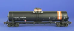 American Limited Models 1828 HO Scale GATC Welded Tank Car Santa Fe (White/Red Solvent) ATSF 98068
