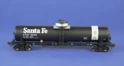 American Limited Models 1834 HO Scale GATC Welded Tank Car Santa Fe (White/Diesel) ATSF 101138