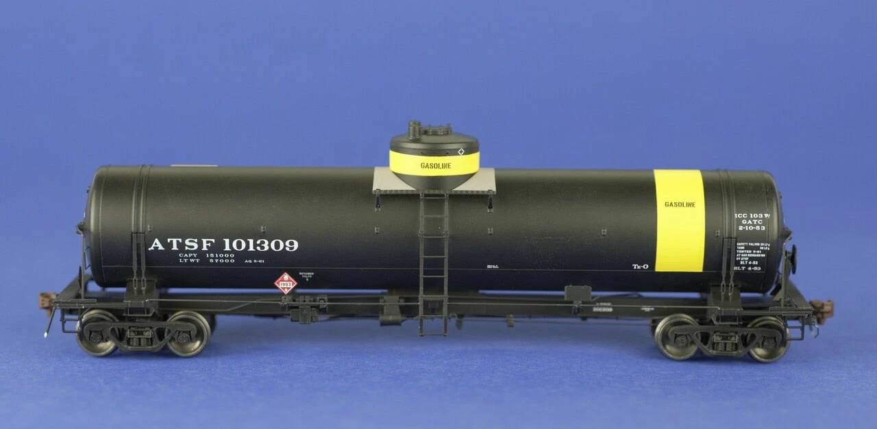 American Limited Models 1840 HO Scale GATC Welded Tank Car Santa Fe (Gas) 101309 1 American Limited Models 1840 HO Scale GATC Welded Tank Car Santa Fe (Gas) 101309