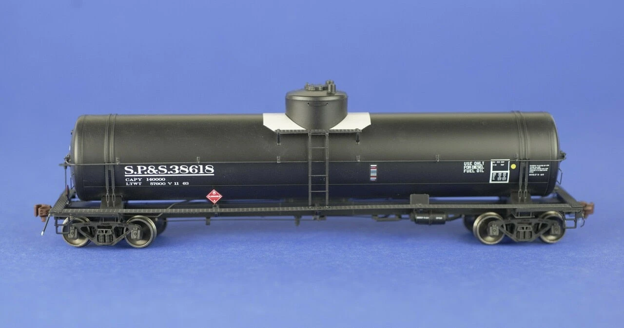 American Limited Models 1858 HO Scale GATC Welded Tank Car Spokane Portland & Seattle SP&S 38618 1 American Limited Models 1858 HO Scale GATC Welded Tank Car Spokane Portland & Seattle SP&S 38618