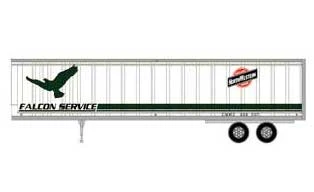 Athearn 15517 HO Scale 45' Trailer Chicago & Northwestern Falcon Service CNWZ 208057 1 Athearn 15517 HO Scale 45' Trailer Chicago & Northwestern Falcon Service CNWZ 208057