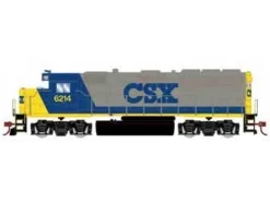 Athearn 18260 HO Scale EMD GP40-2 YN2 CSX 6214 (DCC And Sound Ready)