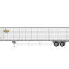Athearn 26753 HO Scale 53' Utility Reefer Trailer B&B Transport 2417