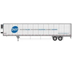 Athearn 26761 HO Scale 53' Utility Reefer Trailer DOT Foods 3318
