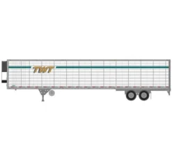 Athearn 26763 HO Scale 53' Utility Reefer Trailer TWT Refrigerated 70223