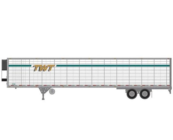 Athearn 26764 HO Scale 53' Utility Reefer Trailer TWT Refrigerated 70783 1 Athearn 26764 HO Scale 53' Utility Reefer Trailer TWT Refrigerated 70783