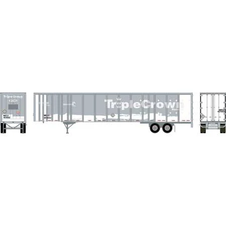 Athearn 72822 HO Scale 53' Wabash Duraplate Trailer TripleCrown MECZ 461662 2 Athearn 72822 HO Scale 53' Wabash Duraplate Trailer TripleCrown MECZ 461662 - Image 2