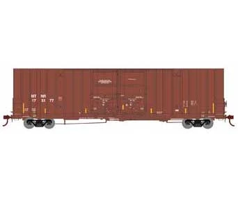 Athearn 75325 HO Scale 60' Gunderson Double Door Hi-Cube Boxcar Mississippi & Tennessee MTNR 175177 1 Athearn 75325 HO Scale 60' Gunderson Double Door Hi-Cube Boxcar Mississippi & Tennessee MTNR 175177