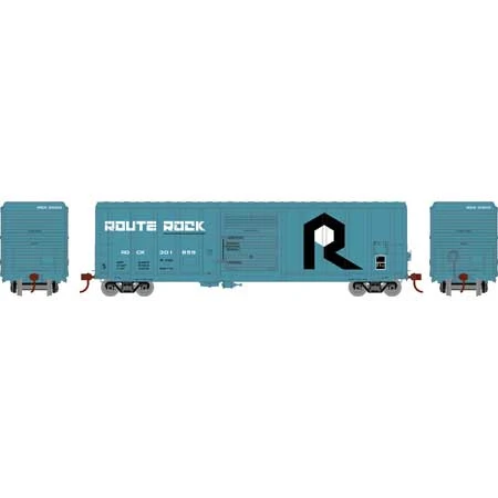 Athearn 76215 HO Scale 50' PS 5344 Boxcar "Route Rock" ROCK 301859 2 Athearn 76215 HO Scale 50' PS 5344 Boxcar "Route Rock" ROCK 301859 - Image 2