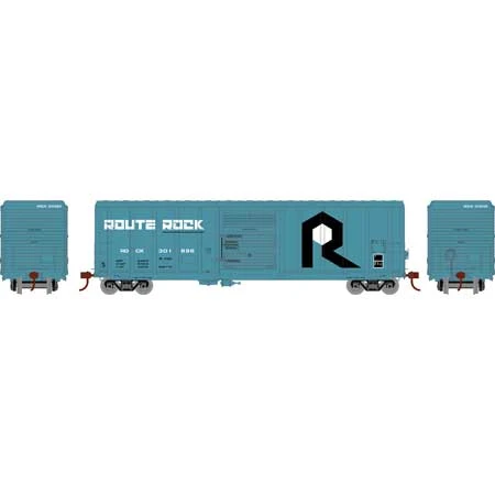 Athearn 76217 HO Scale 50' PS 5344 Boxcar "Route Rock" ROCK 301859 2 Athearn 76217 HO Scale 50' PS 5344 Boxcar "Route Rock" ROCK 301859 - Image 2