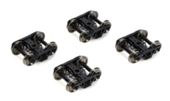 Athearn Genesis G4595 HO Scale 100-Ton Roller Bearing Trucks, .110" Tread (2-Pair)