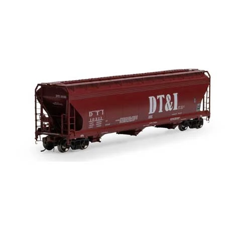 Athearn Genesis G15854 HO Scale ACF 4600 3 Bay Covered Hopper Detroit Toldeo & Ironton DT&I 10311 1 Athearn Genesis G15854 HO Scale ACF 4600 3 Bay Covered Hopper Detroit Toldeo & Ironton DT&I 10311
