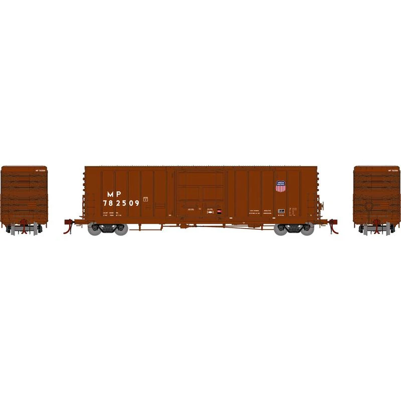 Athearn Genesis G26897 HO Scale 50' PC&F Ext. Post Boxcar UP/MP 782509 2 Athearn Genesis G26897 HO Scale 50' PC&F Ext. Post Boxcar UP/MP 782509 - Image 2