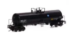 Athearn Genesis G40162 HO Scale GATC 20,000 Gal Tank Car Black GATX 27112