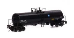 Athearn Genesis G40163 HO Scale GATC 20,000 Gal Tank Car Black GATX 27117