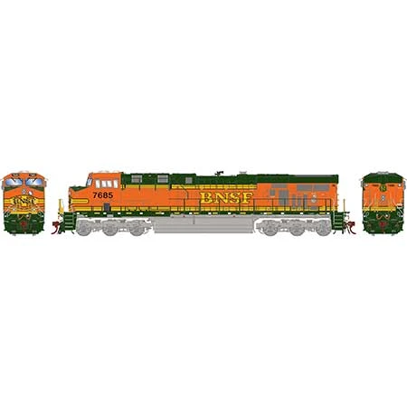 Athearn Genesis G83200 HO Scale GE ES44DC BNSF 7685 DCC Sound 2 Athearn Genesis G83200 HO Scale GE ES44DC BNSF 7685 DCC Sound - Image 2