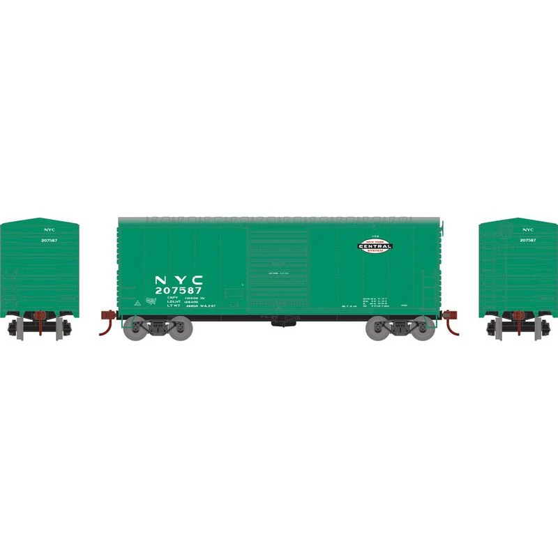 Athearn RTR 69436 HO Scale 40' Modernized Boxcar New York Central NYC 207587 2 Athearn RTR 69436 HO Scale 40' Modernized Boxcar New York Central NYC 207587 - Image 2