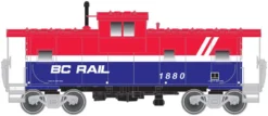 Atlas Master Line HO 20003102 Extended Vision Caboose BC Rail 1880 - NOS