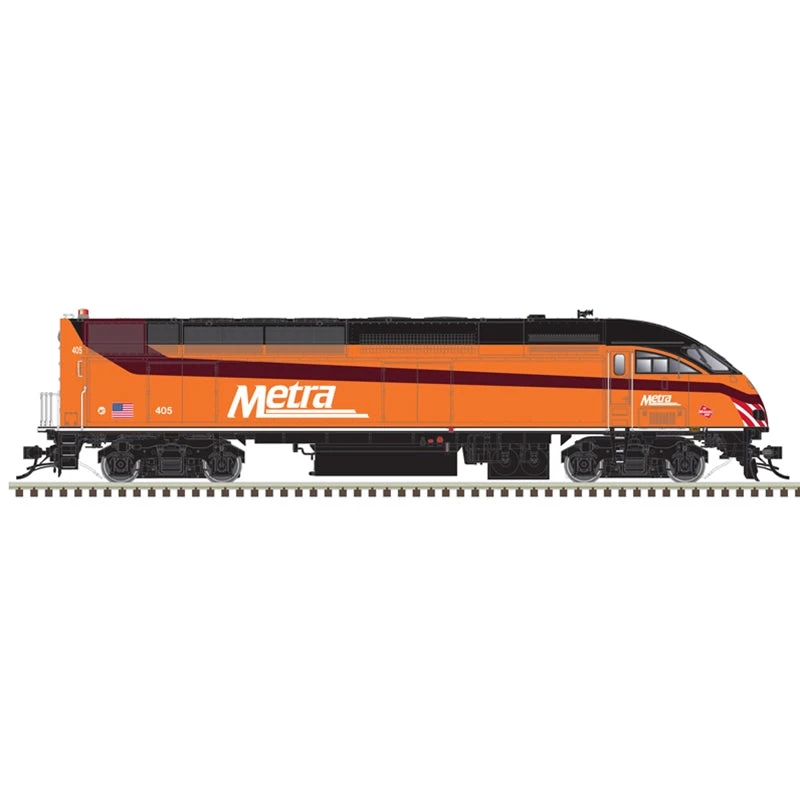 Atlas Silver 10004149 HO Scale MPI MP-36PH-3C Diesel "MILW Hiawatha" Metra 405 1 Atlas Silver 10004149 HO Scale MPI MP-36PH-3C Diesel "MILW Hiawatha" Metra 405