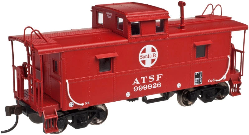 Atlas Trainman 20003014 HO Scale Center Cupola Steel Caboose Santa Fe ATSF 999926 - NOS 1 Atlas Trainman 20003014 HO Scale Center Cupola Steel Caboose Santa Fe ATSF 999926 - NOS