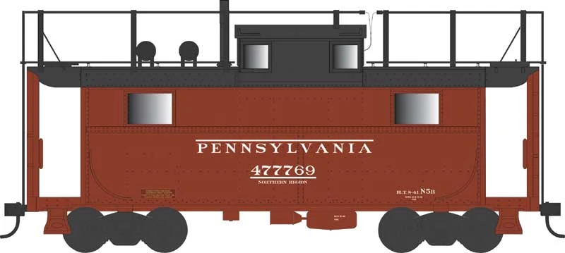 Bowser 43374 HO Scale PRR N5B Caboose Cabin Pennsylvania PRR 477812 - Trainphone 1 Bowser 43374 HO Scale PRR N5B Caboose Cabin Pennsylvania PRR 477812 - Trainphone