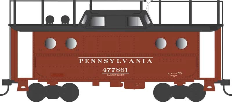 Bowser 43386 HO Scale N5c Caboose Cabin Pennsylvania Early Eastern PRR 477994 - Trainphone 1 Bowser 43386 HO Scale N5c Caboose Cabin Pennsylvania Early Eastern PRR 477994 - Trainphone