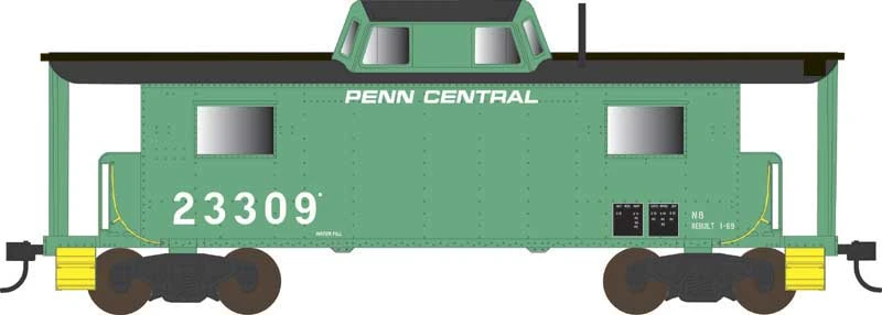 Bowser 43409 HO Scale PRR N8 Caboose Cabin Penn Central PC 23318 1 Bowser 43409 HO Scale PRR N8 Caboose Cabin Penn Central PC 23318