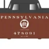 Bowser 43424 HO Scale PRR N8 Caboose Cabin Pennsylvania "Eastern Region" PRR 478091