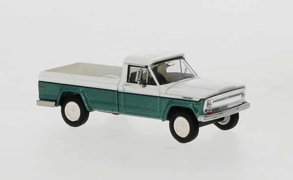 Brekina 19818 HO Scale 1967 Jeep Gladiator Green And White 1 Brekina 19818 HO Scale 1967 Jeep Gladiator Green And White