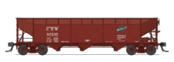 Broadway Limited Imports 8106 HO Scale 70 Ton Triple Hopper Chicago NorthWestern CNW 4 Pack