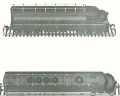 Cal Scale Superdetail 438 HO Scale PRR Induction Phone Antenna Supports FP-7