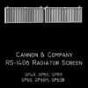Cannon & Company 1406 HO Scale Radiator Screens GP50/60