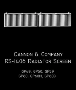 Cannon & Company 1406 HO Scale Radiator Screens GP50/60
