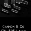 Cannon & Company 1505 HO Scale Windows - Laser Cut Glass For Cab Kits #1501 1502 (Sold Separately)