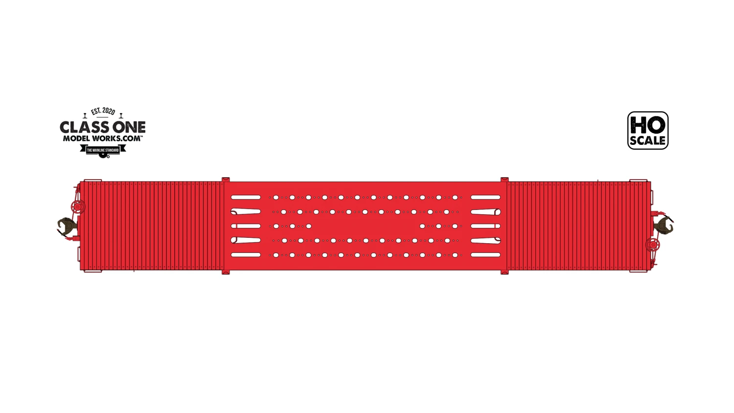 Class One Model Works FC00211 HO Scale GSC Heavy Duty Flatcar "Grate Deck" LNAL 863022 2 Class One Model Works FC00211 HO Scale GSC Heavy Duty Flatcar "Grate Deck" LNAL 863022 - Image 2