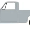 Classic Metal Works 30635 HO Scale 1979 Chevrolet Fleetside Pickup Truck Silver Poly