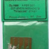 Details West CL-1028 HO Scale Cut Levers W/Brackets "Trombone" Style I 4 Each
