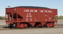 Fox Valley Models 15012 HO Scale USRA 55-Ton 2-Bay Open Hopper Canadian National CN 116544