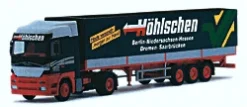Herpa 144674 HO Scale Mercedes-Benz Actros Tractor Trailer - Hohlschen