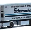 Herpa 144711 HO Scale Scania 124 Tractor With Refrigerated Trailer - Schumacher