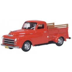 Oxford Diecast 87DP48001 HO Scale (1:87) 1948 Dodge B-1B Pickup Truck Red
