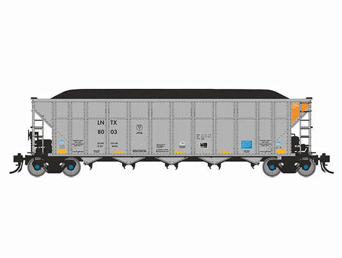 Rapido 169036 HO Scale AutoFlood III RD Coal Hopper LNTX 6 Pack #1 1 Rapido 169036 HO Scale AutoFlood III RD Coal Hopper LNTX 6 Pack #1