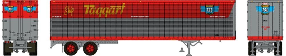 Rapido Trains 403104 HO Scale 45' Trailmobile Dry Van Trailer W/ Side Door Taggart Trucking 5431 2 Rapido Trains 403104 HO Scale 45' Trailmobile Dry Van Trailer W/ Side Door Taggart Trucking 5431 - Image 2
