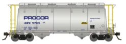 Rapido Trains 72003A HO Scale Procor 3000cuft Aluminum Hopper "Handrail & Worldmark" UNPX Car #3