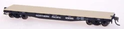 Red Caboose RR-32303-20 HO Scale 42' Fishbelly Flatcar Northern Pacific NP - NOS