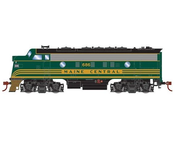 Roundhouse 3332 HO Scale EMD F7A Maine Central MEC 686 DC 1 Roundhouse 3332 HO Scale EMD F7A Maine Central MEC 686 DC