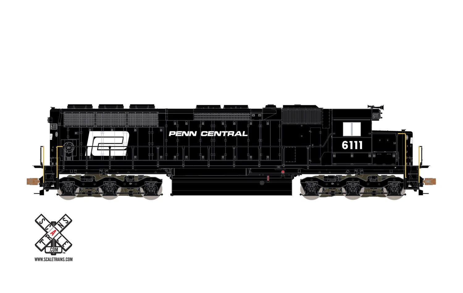 ScaleTrains Operator 11182 HO Scale EMD SD45 Penn Central PC 6137 DCC Sound 1 ScaleTrains Operator 11182 HO Scale EMD SD45 Penn Central PC 6137 DCC Sound
