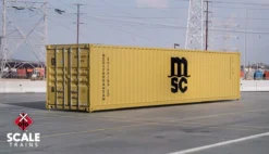 ScaleTrains Operator 11236 HO Scale 40' CIMC Container Mediterranean Shipping Company MSCU 587489
