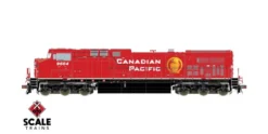 ScaleTrains Rivet 38438 HO Scale GE AC4400CW Diesel Canadian Pacific CP 9604